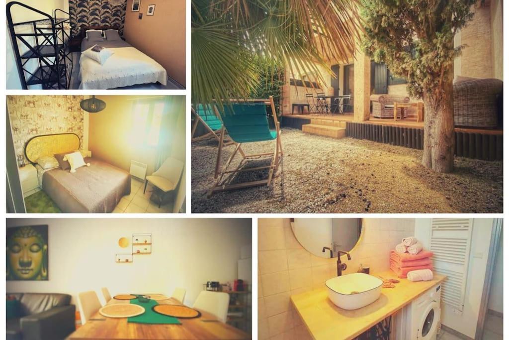 Ferienwohnung Cocoon'Isle - Jardinet- Jacuzzi LʼIsle-sur-la-Sorgue Exterior foto